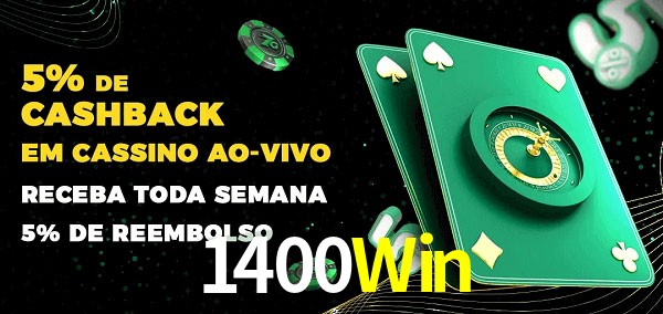 Promoções do cassino ao Vivo 1400Win
